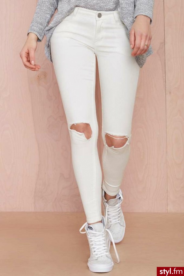 Jeansy Spodnie Moda