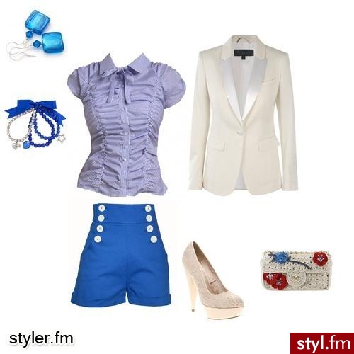 elegancki niebieski - Styler