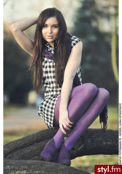 Fioletowo. - Moda uliczna Inne Moda