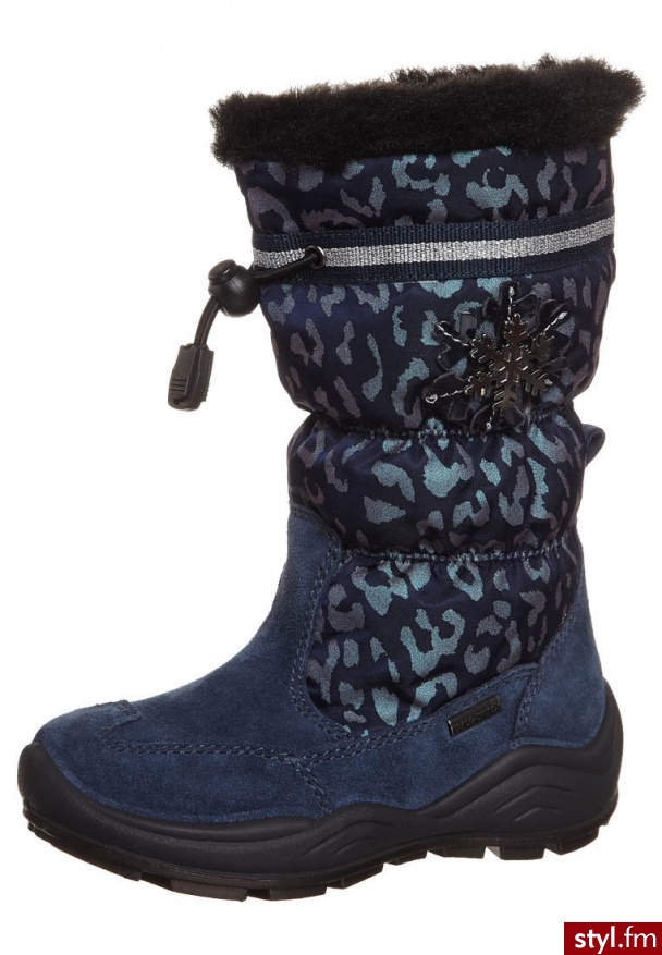 STUPS Śniegowce niebieski (93748) - Pozostałe Buty Moda