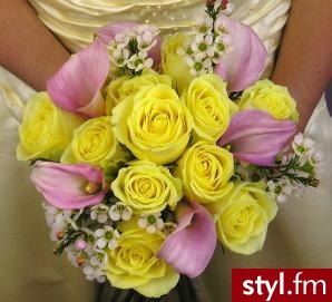 Bukiety ślubne Ślub Moda