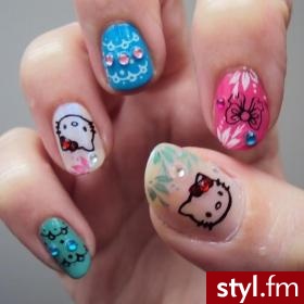 hello kitty - Paznokcie