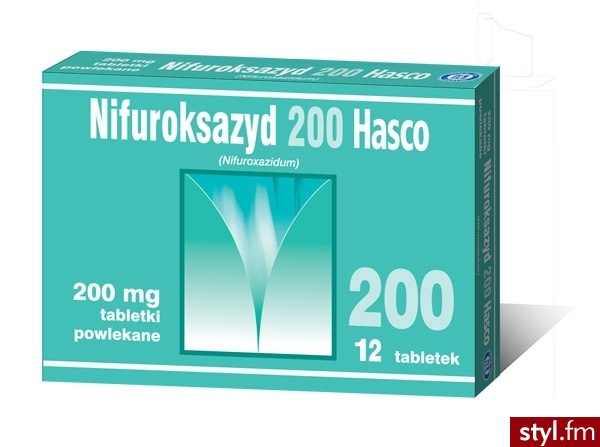 HASCO-LEK NIFUROKSAzYD 200 MG X 12 TABL (HASCO) - Bransoletki Biżuteria Moda