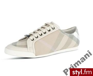 PIĘKNE TRAMPKI BURBERRY - Pozostałe Buty Moda
