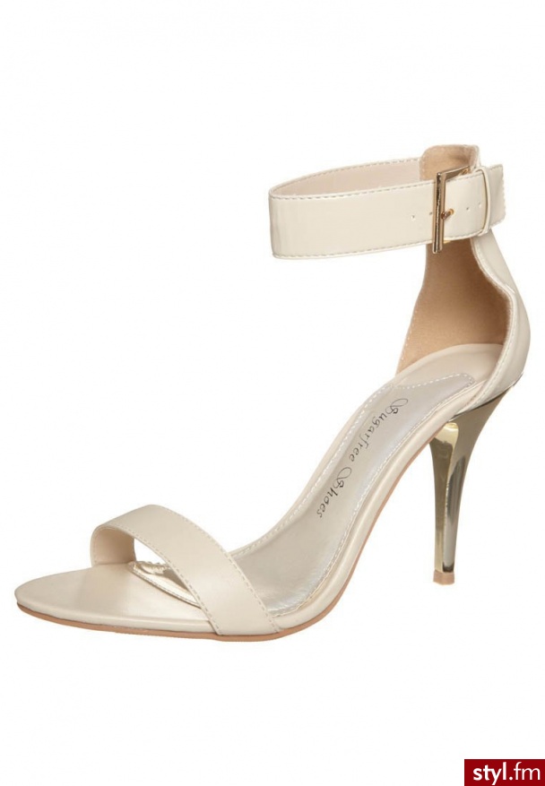 Sugarfree Shoes ROSIE Sandały na obcasie beżowy (SF-13-05-04) - Sandały Buty Moda