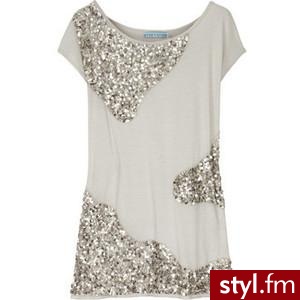 Sequined jersey top - Alice + Olivia - Polyvore. Pobrano ze strony: http://www.polyvore.com/sequined_jersey_top/thing?id=17109659 - Pozostałe Ciuchy Moda