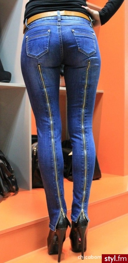 Jeansy Spodnie Moda