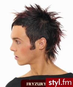 Punk Rock Alternatywne Średnie Fryzury