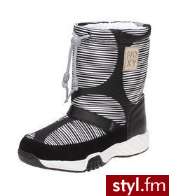 Roxy Buty damskie TARAH czarny/biały roz. 36 - Pozostałe Buty Moda