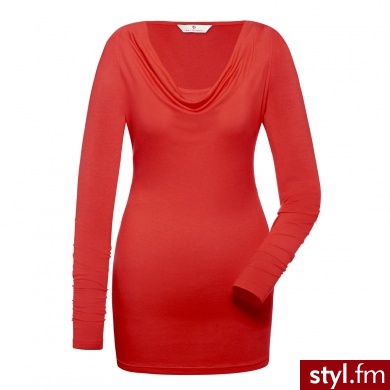 BELLYBUTTON Bluzka dla kobiet w ciąży FEDORA poppy red czerwony - Tuniki Ciuchy Moda