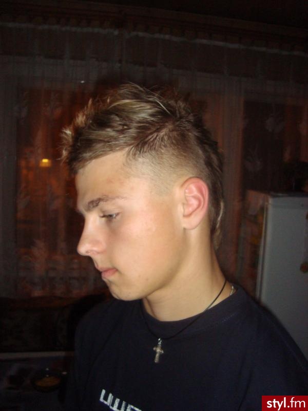blond, męskie, krótkie - Średnie Męskie Fryzury