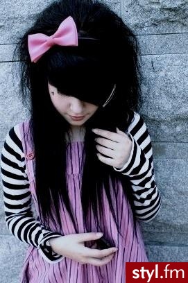 EMO Alternatywne Średnie Fryzury