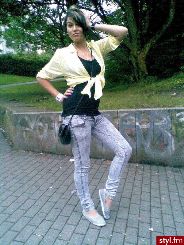 Jeansy Spodnie Moda
