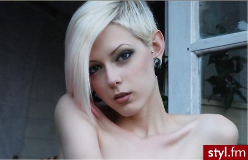 Blond Rozpuszczone Proste Na co dzień Krótkie Fryzury
