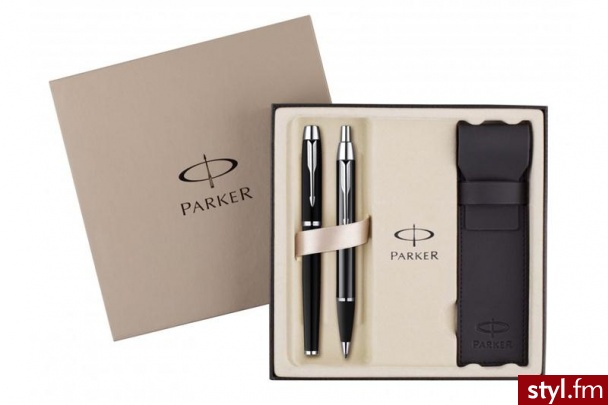 Parker Zestaw Im Czerń Ct- Pióro Wieczne, Długopis I Etui - Portfele i etui Dodatki Moda
