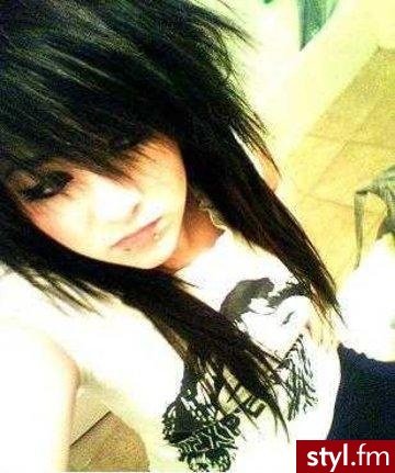 EMO Alternatywne Średnie Fryzury