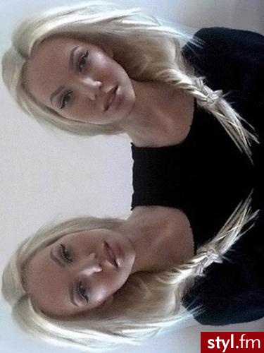Blond Warkocze Proste Na co dzień Średnie Fryzury