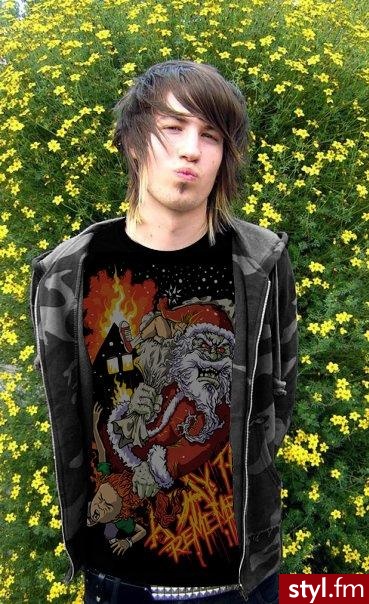 EMO Alternatywne Średnie Fryzury