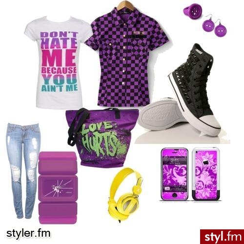 Zaakcentowany. fiolet - Styler