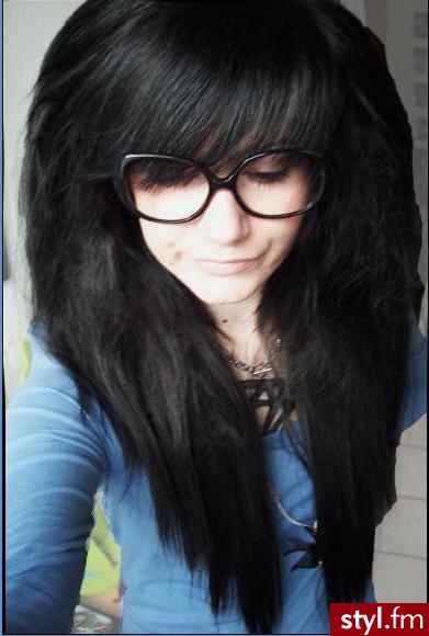 EMO Alternatywne Średnie Fryzury