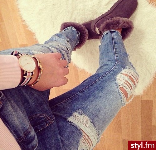 Jeansy Spodnie Moda