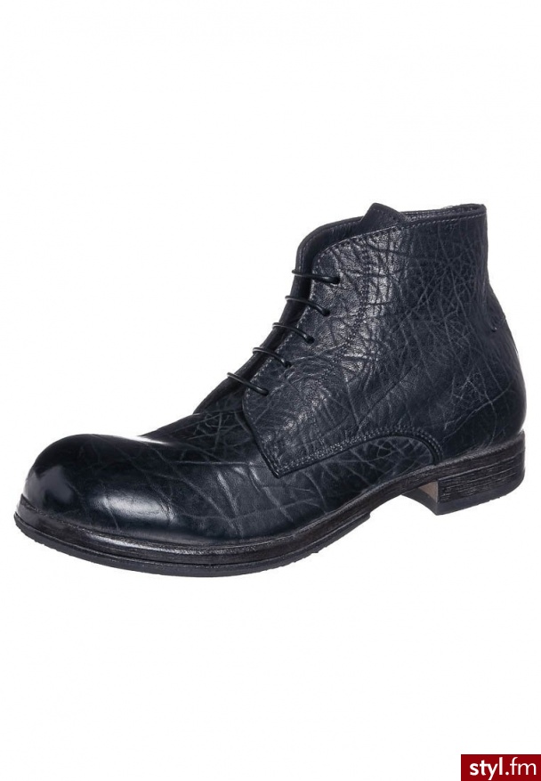 Moma Botki sznurowane czarny (62302) - Botki Buty Moda