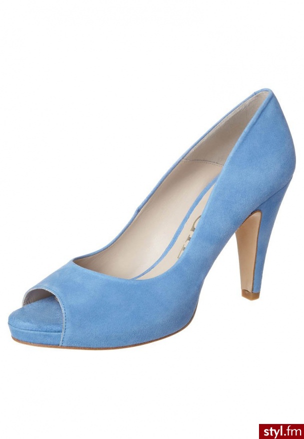 Paco Gil KIMI KATE Szpilki Peep Toe niebieski - Szpilki Buty Moda