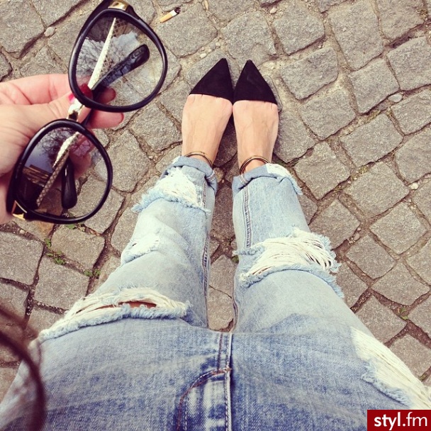 Jeansy Spodnie Moda