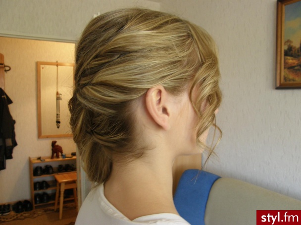 Blond Upięcie Proste Wieczorowe Długie Fryzury