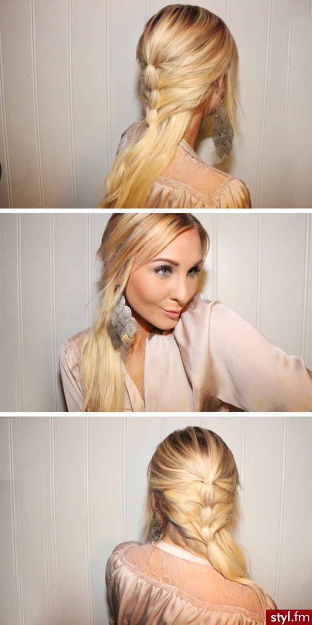 Blond Upięcie Proste Na co dzień Długie Fryzury