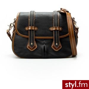 TWO-TONE MESSENGER BAG - Polyvore. Pobrano ze strony: http://www.polyvore.com/cgi/thing?id=27127336 - Pozostałe Torebki Moda