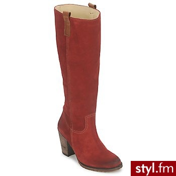Libre Comme l'Air BUTY RANTZAU Red - Kozaki Buty Moda