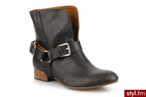Friis &amp; company PÓŁBUTY I BOTKI BEANETH BY FRIIS &AMP; COMPANY (Brązowy) - Botki Buty Moda