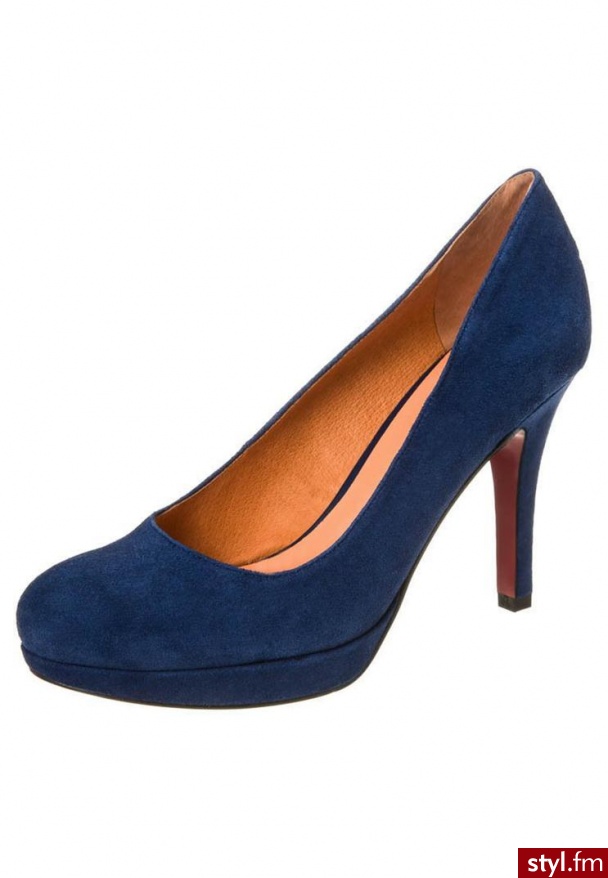 Carma Shoes Szpilki niebieski (65187) - Szpilki Buty Moda