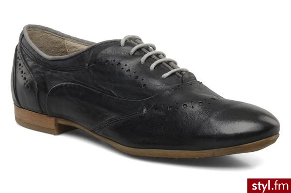 Khrio BUTY SZNUROWANE CREA BY (CZARNY) (Czarny) - Pozostałe Buty Moda
