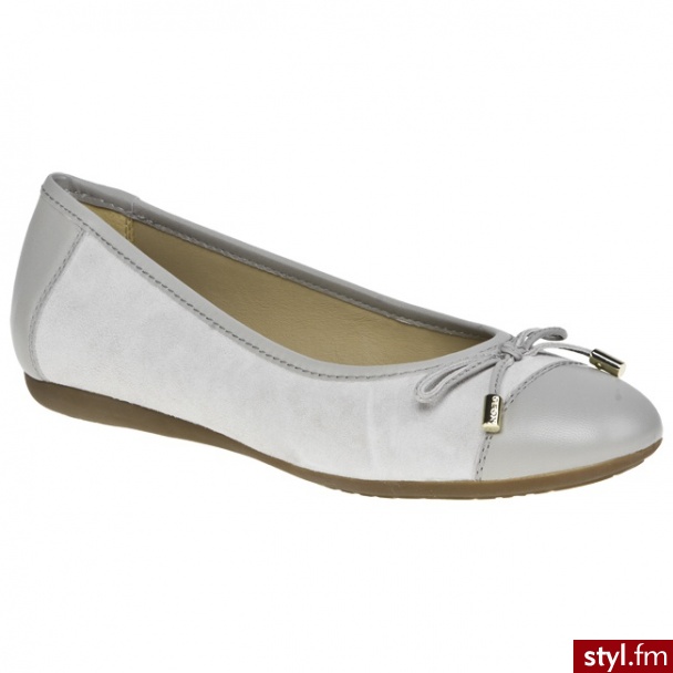 Geox Baleriny D Lola S D32M4S 02185 C1006 Szary - Balerinki Buty Moda
