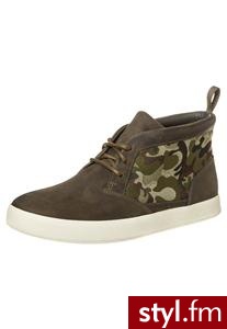 Clarks TANNER SKY Botki sznurowane zielony 20354270 - Botki Buty Moda