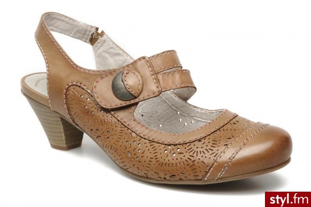 JANA CzÓŁENKA Brązowy - Czółenka Buty Moda