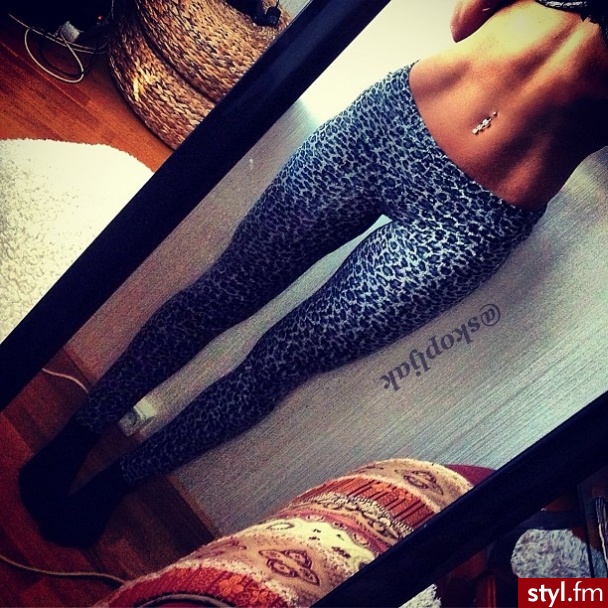 Leginsy Spodnie Moda