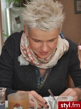 Blond Rozpuszczone Proste Na co dzień Krótkie Fryzury