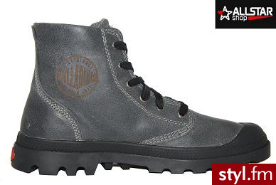 PALLADIUM buty PAMPA HI 92355024 TRAPERY CZARNY - Pozostałe Buty Moda