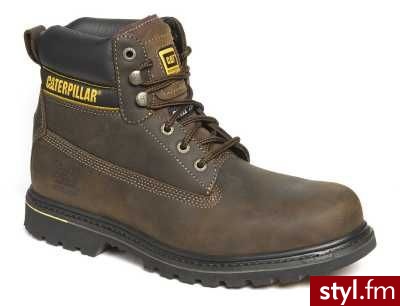 Caterpillar BUTY ROBOCZE OBUWIE OCHRONNE HOLTON STEEL TOE S3 P708029 Trekkingowe Odcienie beżu i brązu - Pozostałe Buty Moda