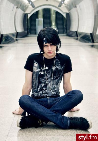 EMO Alternatywne Średnie Fryzury