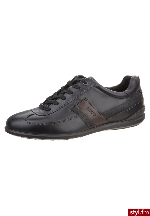 ecco CHANDER Sznurowane sportowe czarny - Sportowe Buty Moda