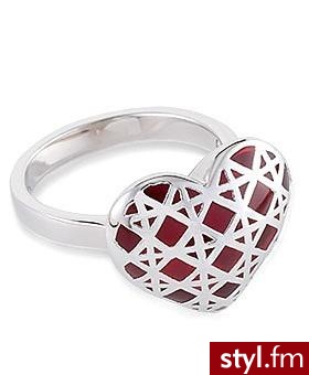 pierścionek w kształcie serca - Dior 165$ - Pozostałe Dodatki Moda