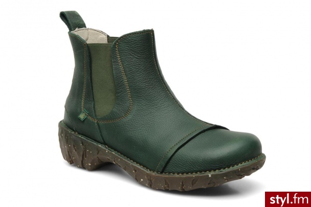 El Naturalista Półbuty i botki Iggdrasil N158 (zielony) - Botki Buty Moda