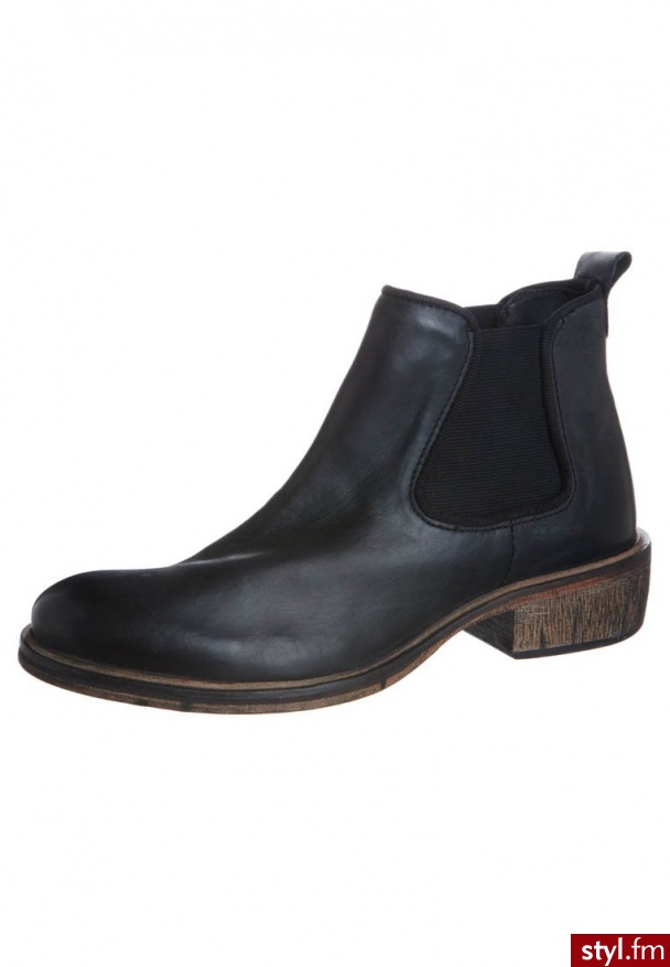Zign Botki czarny - Botki Buty Moda