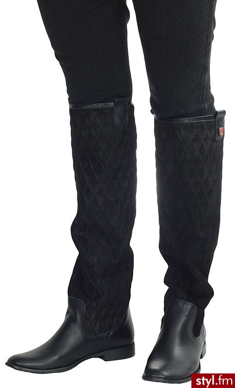 Exclusive Kozaki 286 Czarne - Kozaki Buty Moda