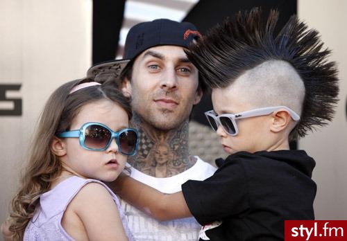 Czarne Punk Rock Alternatywne Krótkie Męskie Fryzury