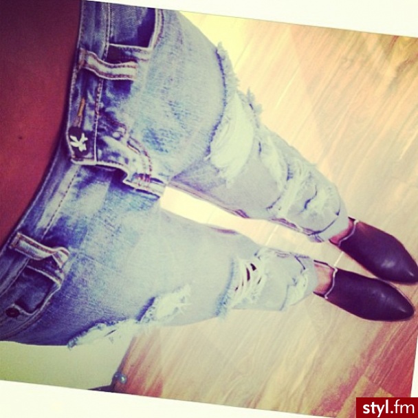 Jeansy Spodnie Moda